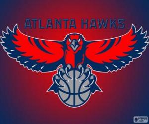 yapboz Logo Atlanta Hawks, NBA takımı. Güneydoğu Grubu, Doğu Konferansı